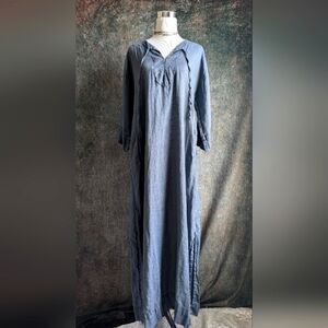Crossley Linen Tunic Maxi Dress XS